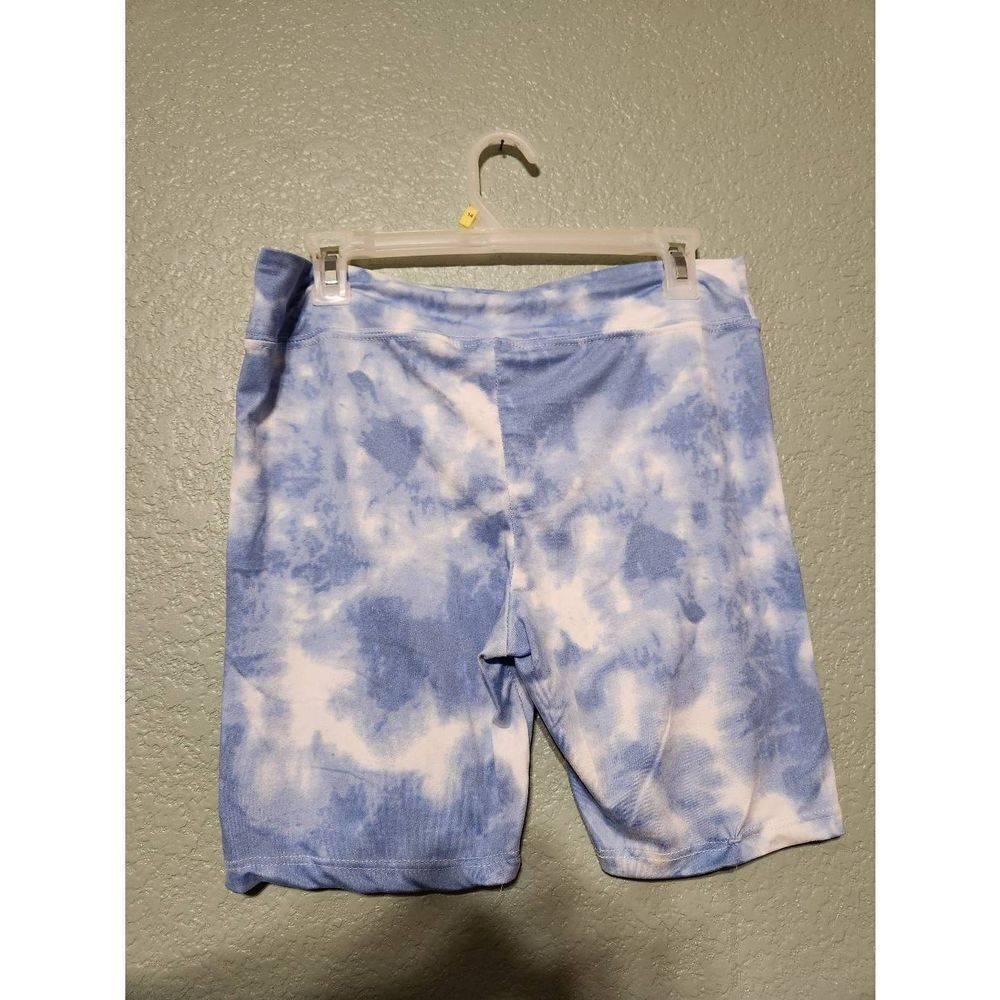 Womens sweet XL blue clouds shorts